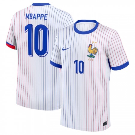 Koszulka Francja Mbappé 10 Wyjazdowe Euro 2024 Koszulki Piłkarskie Krótki Rękaw
